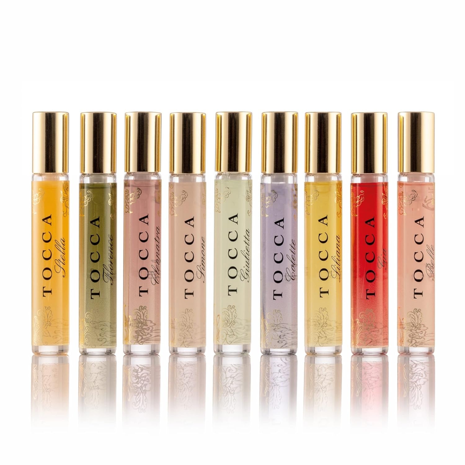 Luxury Fragrance Wardrobe - Set of 9 Travel Size Women'S Perfumes in Giftable Tin Case ($101 Value), Includes Florence, Cleopatra, Stella, Giulietta, Simone, Colette, Liliana, Gia & Belle