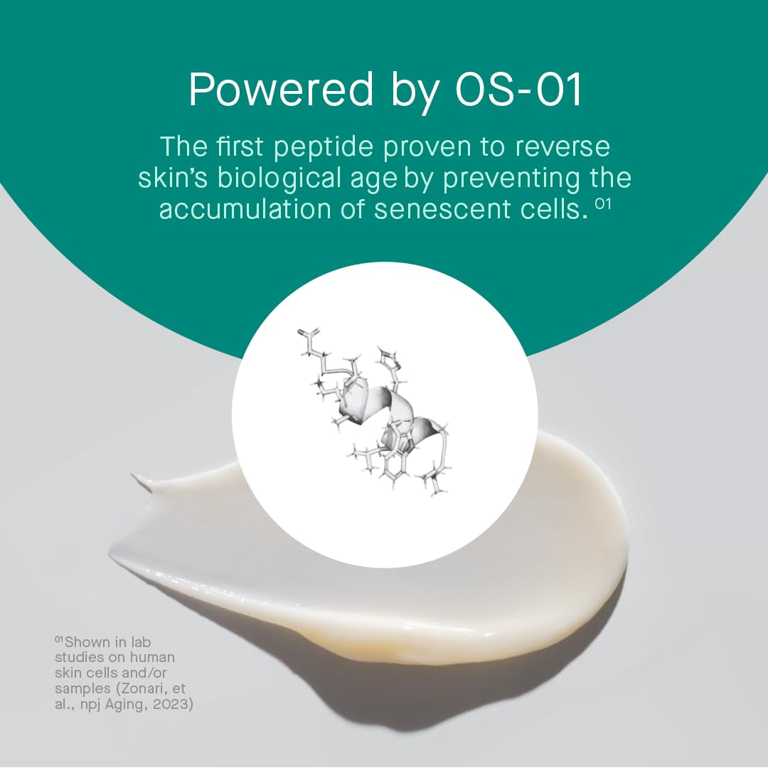 BODY OS-01 Peptide Skin Longevity Daily Moisturizer- Improves Skin Texture & Barrier, Safe for Sensitive Skin