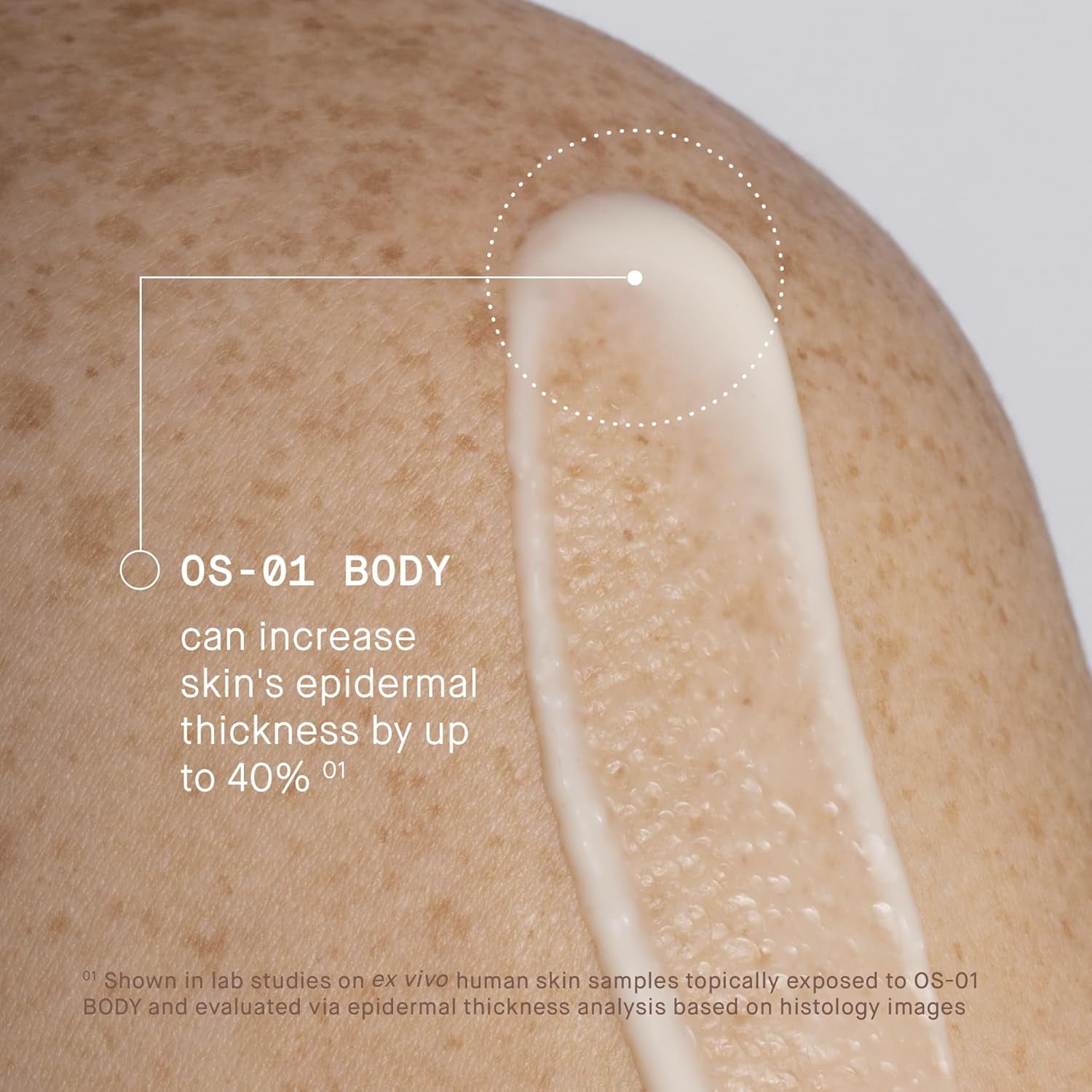 BODY OS-01 Peptide Skin Longevity Daily Moisturizer- Improves Skin Texture & Barrier, Safe for Sensitive Skin