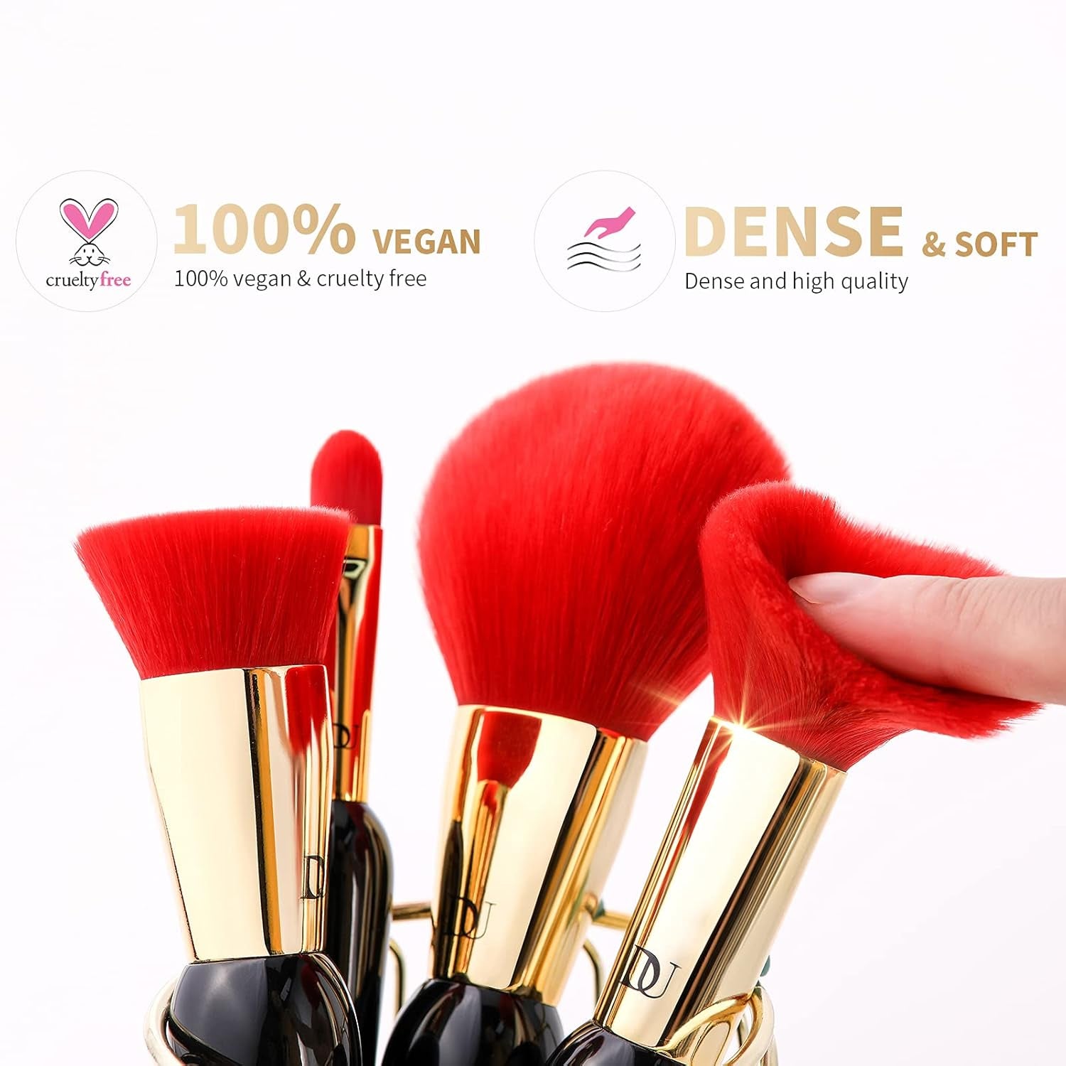 Makeup Brushes 12Pcs the Queen Series Makeup Brush Set Premium Gifts Kabuki Foundation Blending Face Powder Blush Concealers Eye Shadows Brushes