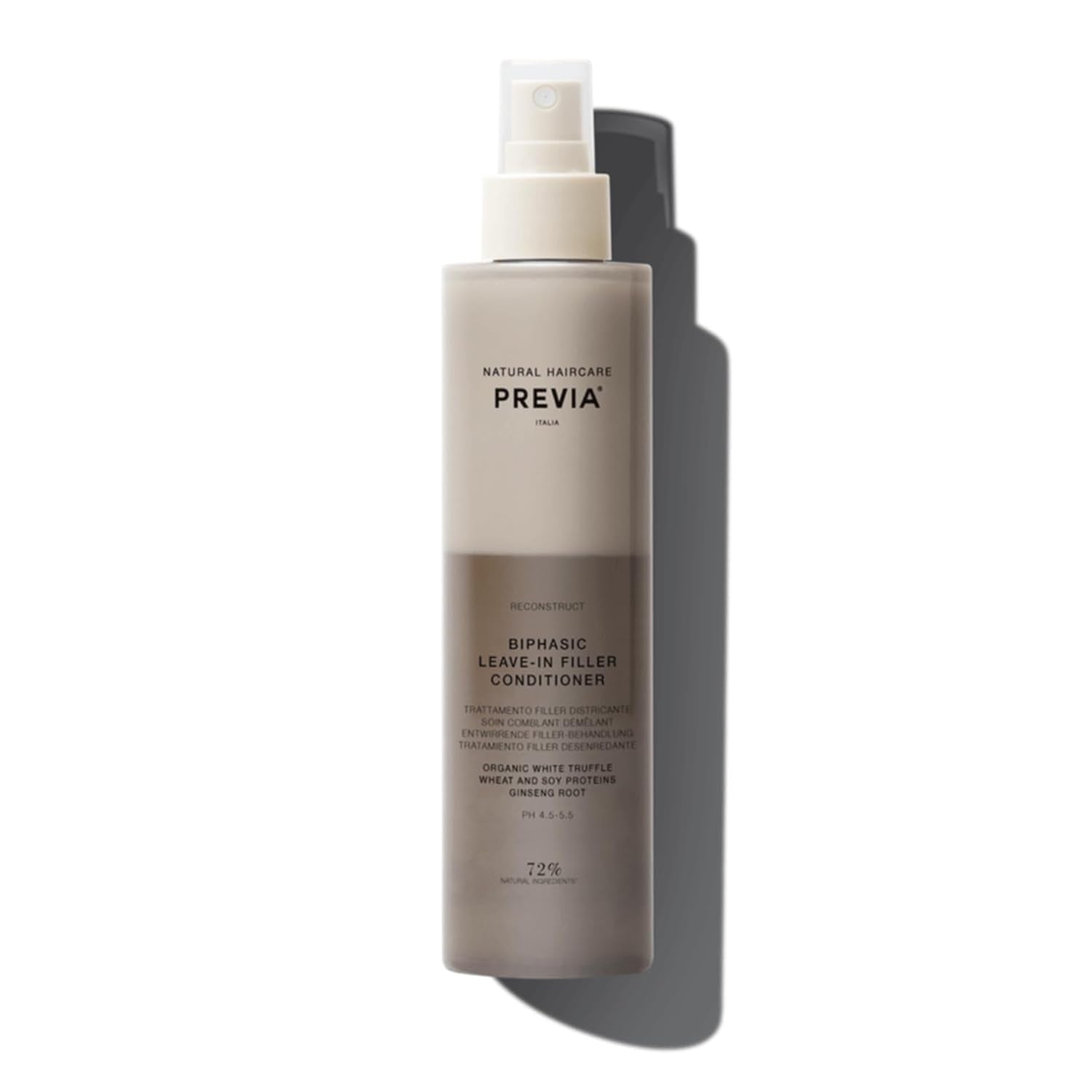 Hydrating Leave-In Conditioner Spray with White Truffle Extract - Reconstructive Biphasic Detangling Treatment for Damaged, Dry, and Brittle Hair - Tames Frizz & Controls Static 6.7Floz