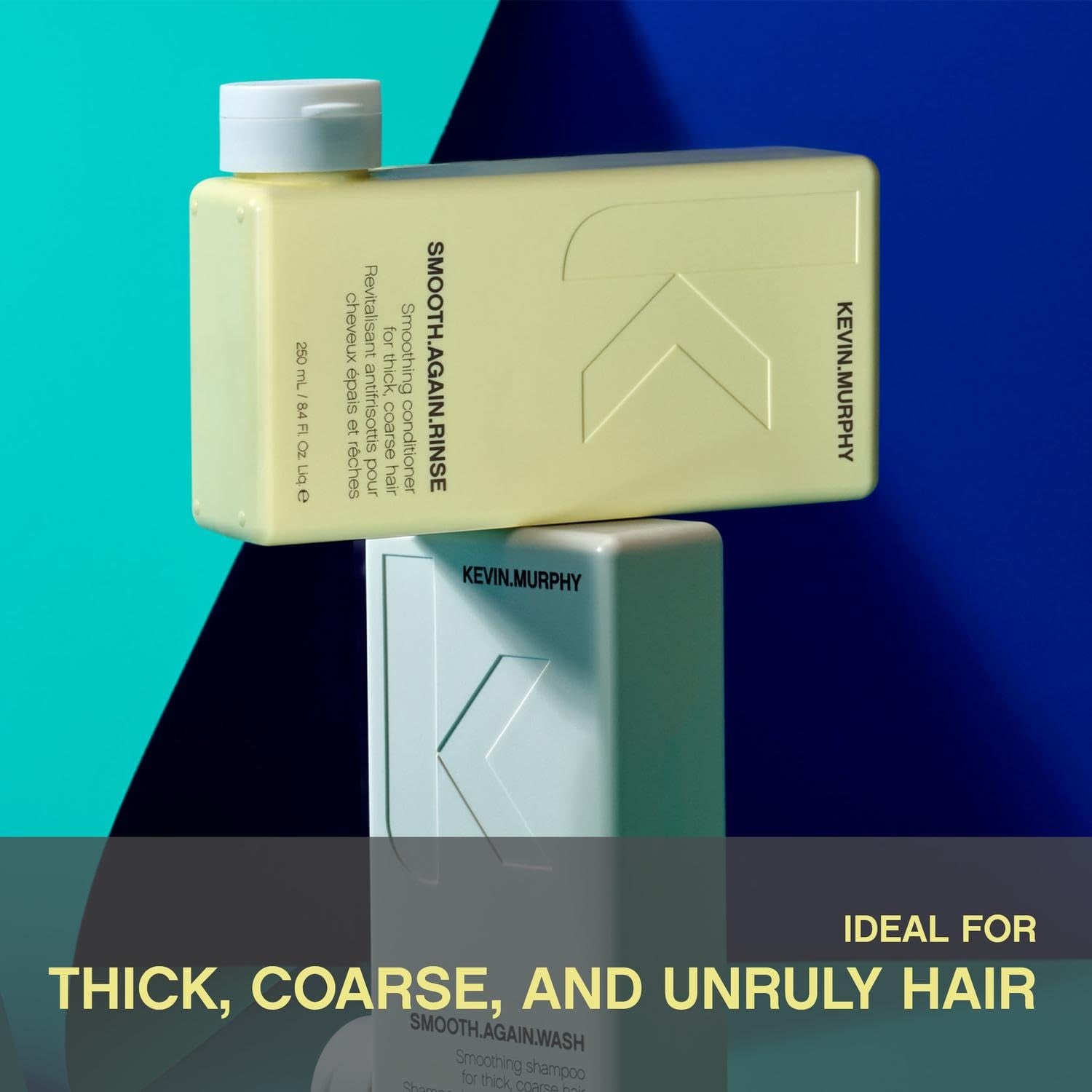 KEVIN.MURPHY SMOOTH.AGAIN - Smoothing, Leave-In Conditioner - for Thick, Coarse & Unruly Hair - Anti-Frizz Hair Treatment - Styling Product for Hair Shine - 200 Ml / 6.7 Fl Oz