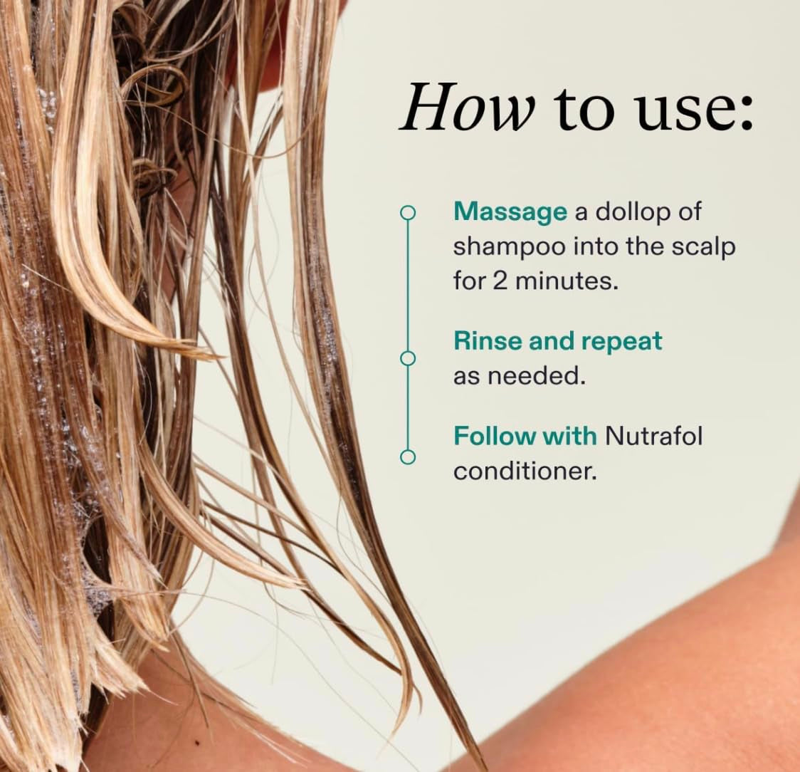 Shampoo, Cleanse and Hydrate Hair and Scalp, Improves Hair Volume, Strength and Texture, Physician-Formulated for Thinning Hair, Color Safe, Sulfate Free
