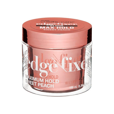 Maximum Hold Edge Fixer, Non-Greasy Gel Formula Infused with Biotin B7, 24 Hour Hold, ‘Sweet Peach’ Scented, 3.38 Fl. Oz. (100 Ml)