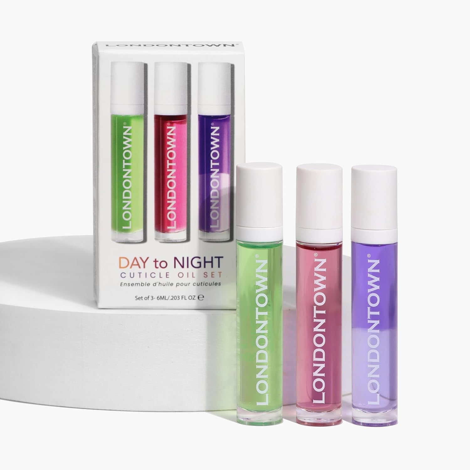 Roll and Glow Cuticle Oil - Nail Care Strengthener and Moisturizer for Dry Cracked Cuticles, Travel-Friendly Nail Treatment, 0.2 Fl Oz
