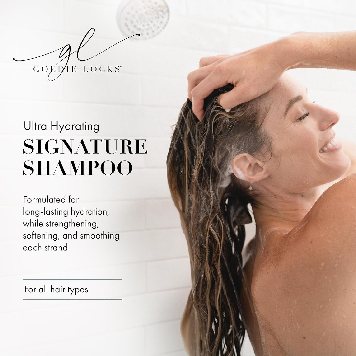 Ultra Hydrating Signature Shampoo, Safe for Hair Extensions & Colored Hair, Maintains Texture & Shine, Encourages Healthy Hair Growth, Protein-Free, Sulfate-Free, Moisturizing, 33.8 Fl Oz