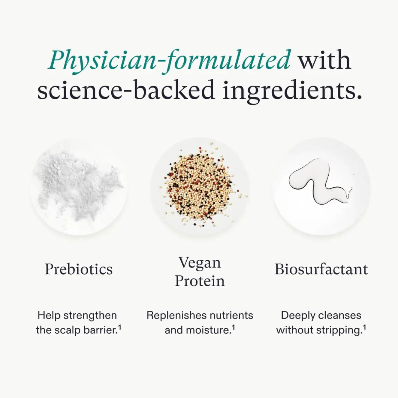 Shampoo, Cleanse and Hydrate Hair and Scalp, Improves Hair Volume, Strength and Texture, Physician-Formulated for Thinning Hair, Color Safe, Sulfate Free