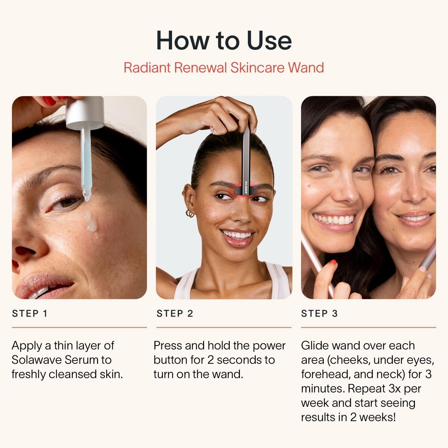 4-In-1 Red Light Facial Therapy Wand