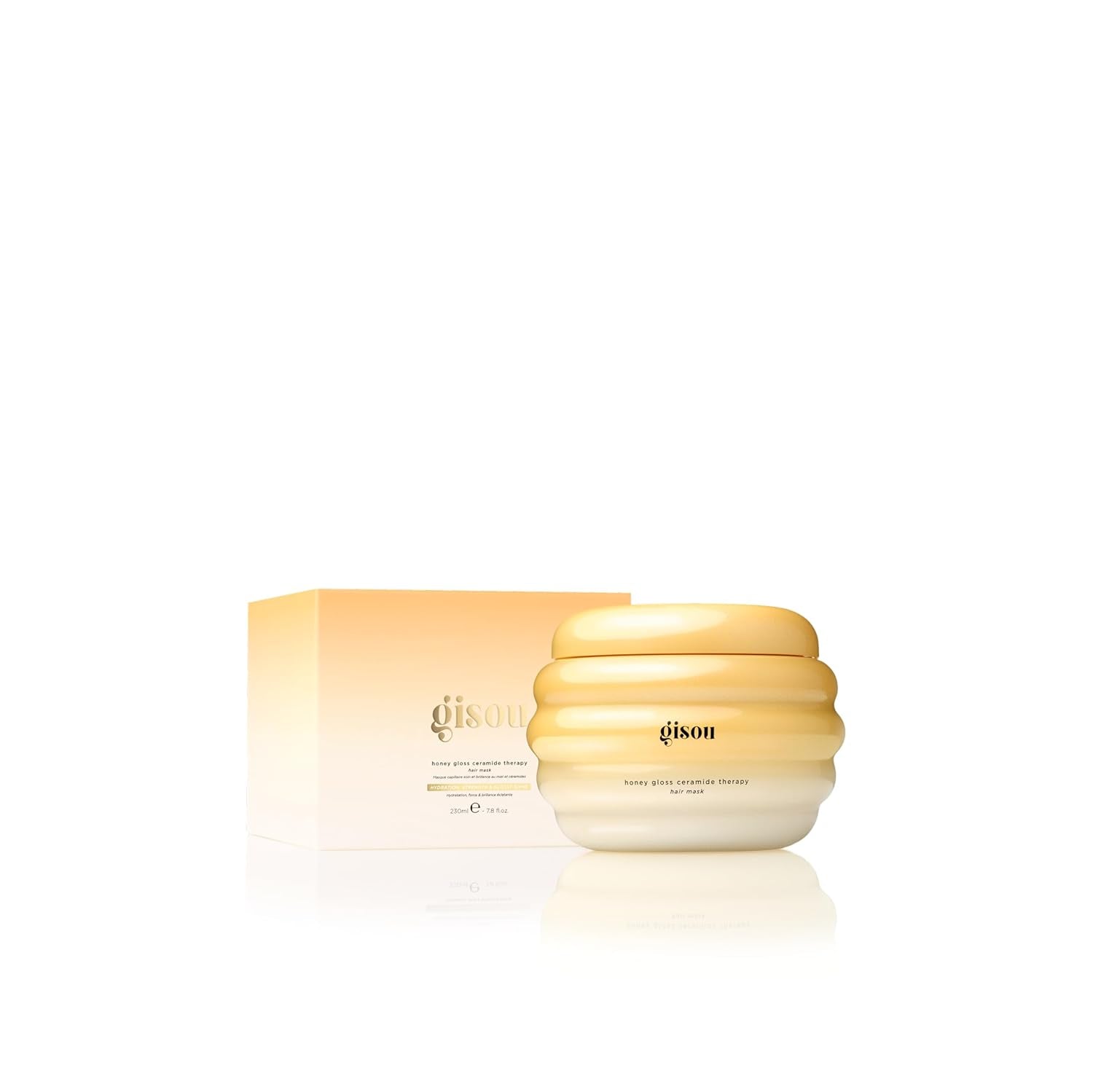 Honey Gloss Ceramide Therapy Hair Mask, Deep Hydration & Repair, Mirsalehi Honey, Ceramides & Hyaluronic Acid, 4X Stronger Hair & +85% Shine, Suitable for All Hair Types