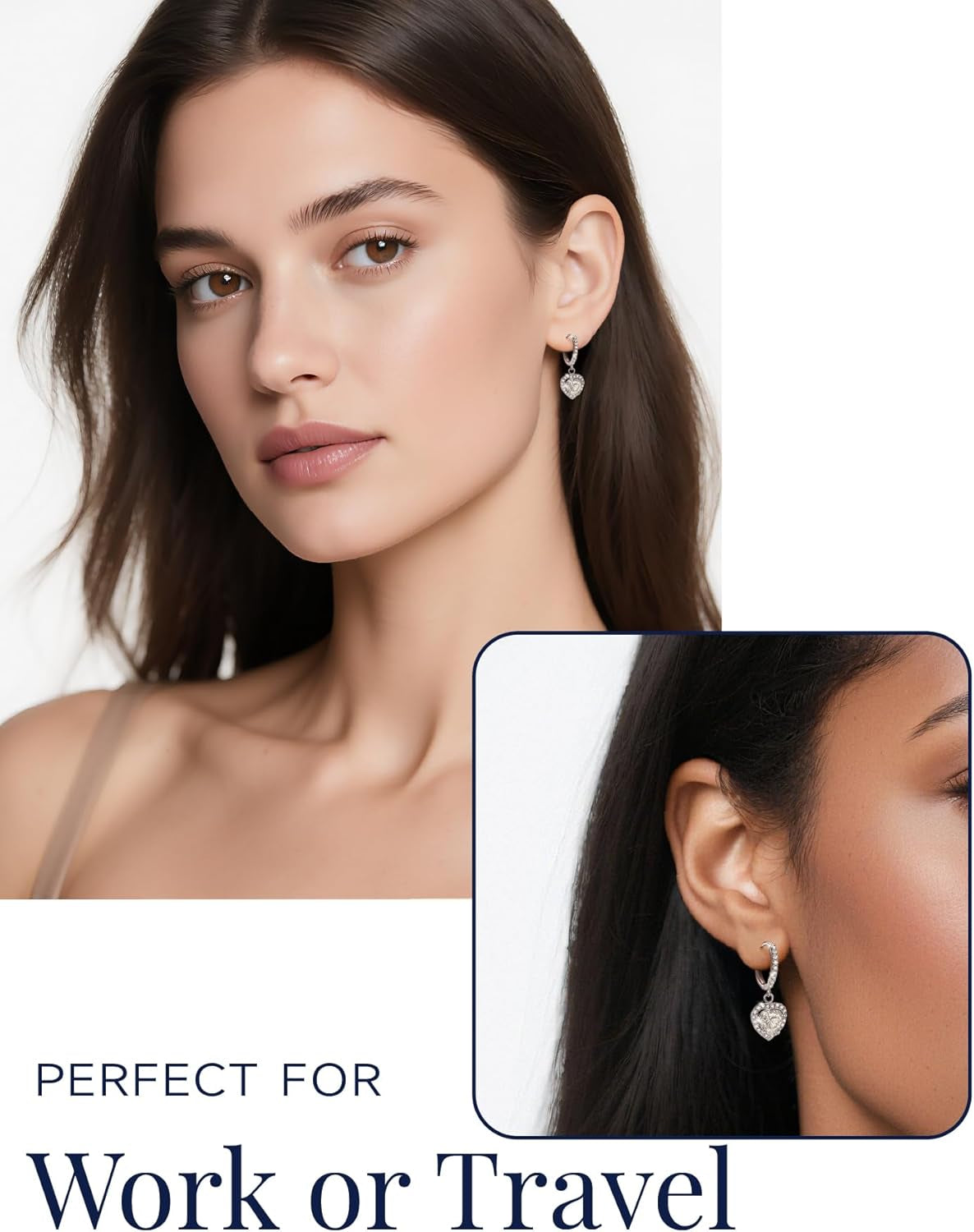 Drop Earrings for Women, Women'S Gift for Valentine Birthday, D Color VVS1 Dancing Moissanite Earrings, 925 Sterling Silver Dangle Earrings