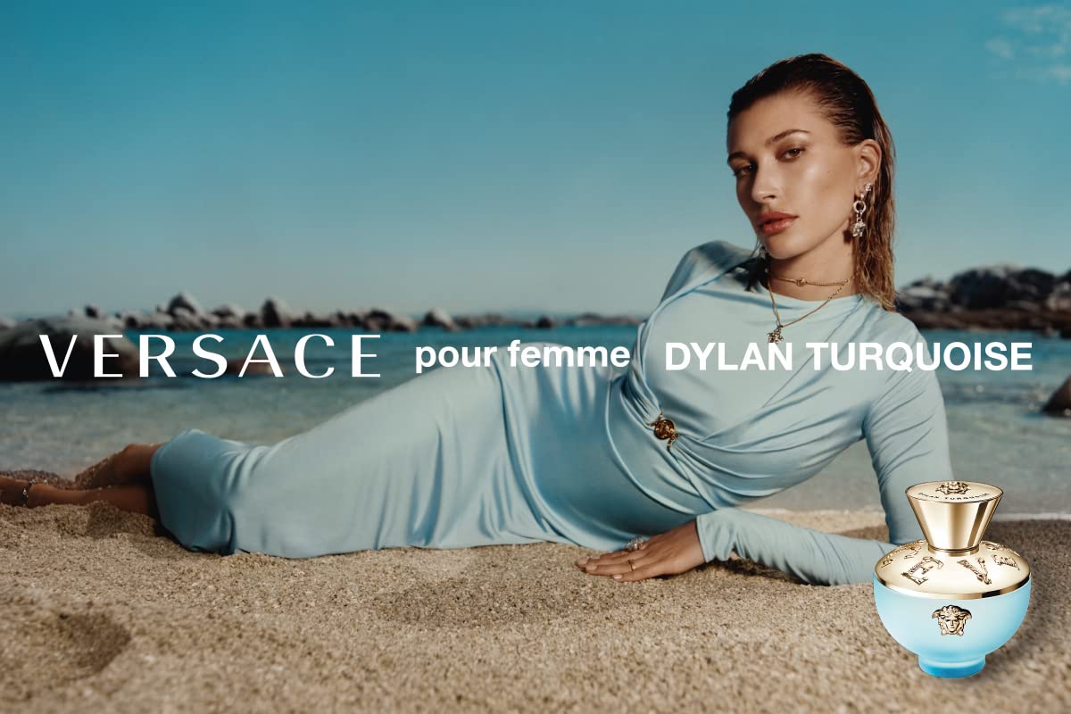 Versace Dylan Turquoise campaign