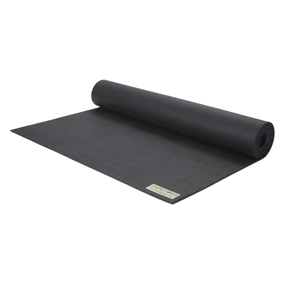 JadeYoga Harmony Yoga Mat, Black