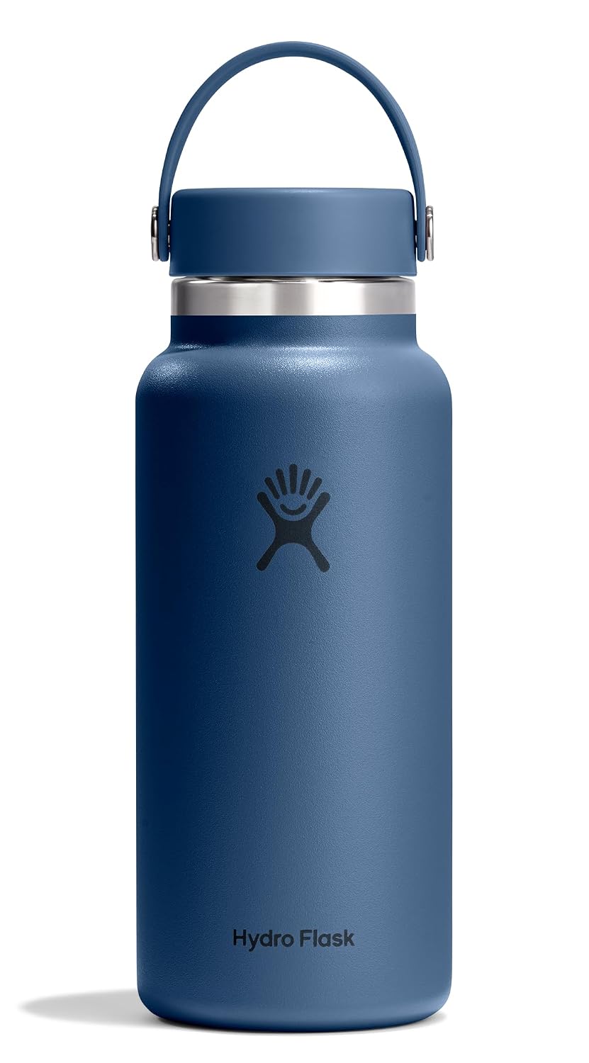 Hydro Flask Wide Mouth Water Bottle, Harbor Blue