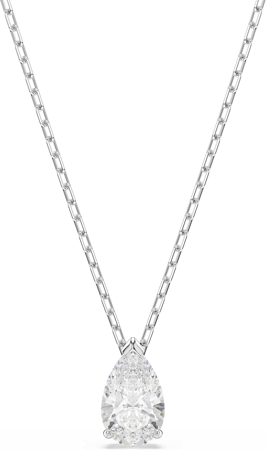 Swarovski Stilla Attract Pear Crystal Necklace and Earrings Set
