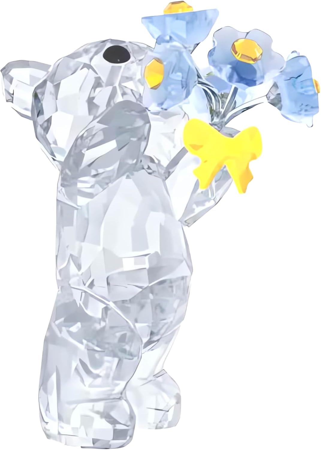 Swarovski Kris Bear Forget-Me-Not Crystal Figurine