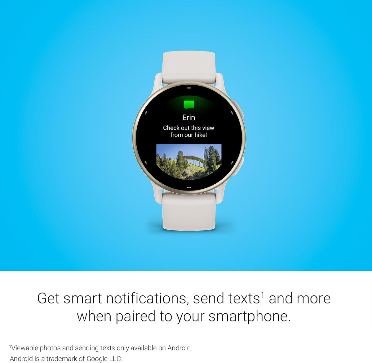 Garmin vívoactive 5 Smartwatch | 42mm, Ivory
