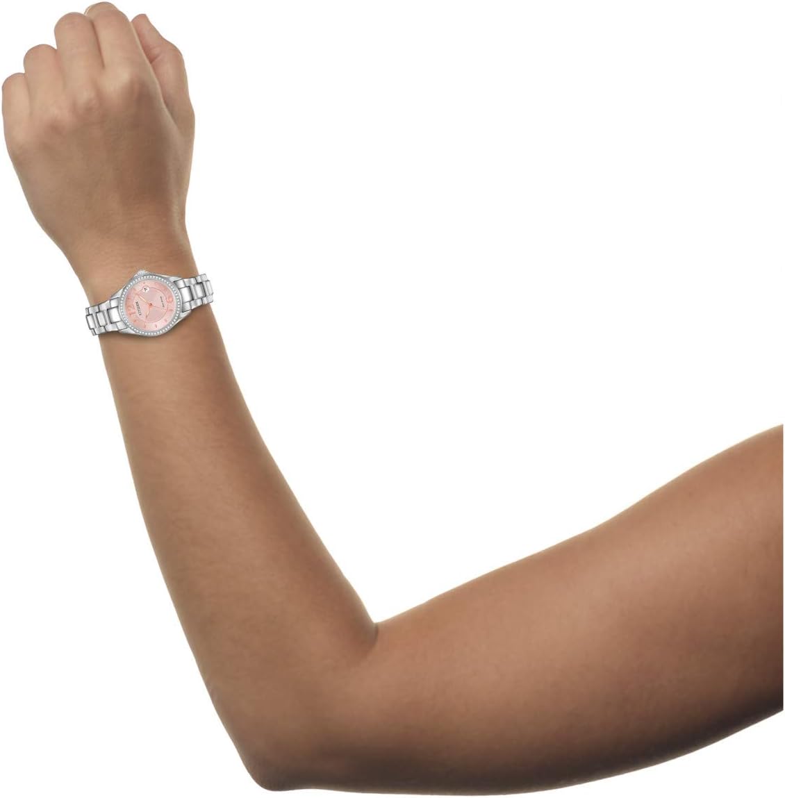 Citizen Eco-Drive Classic Crystal Watch | Pink Dial, 29mm