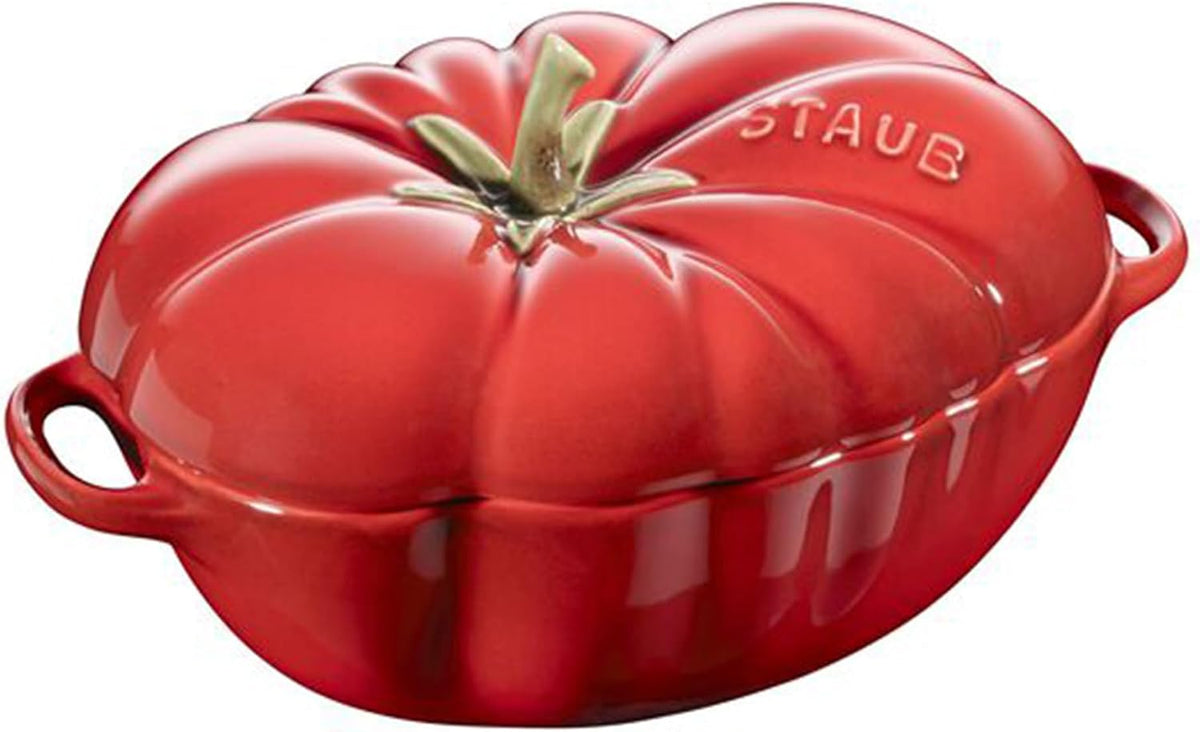 Staub Ceramic Petite Tomato Cocotte | 16 oz, Cherry
