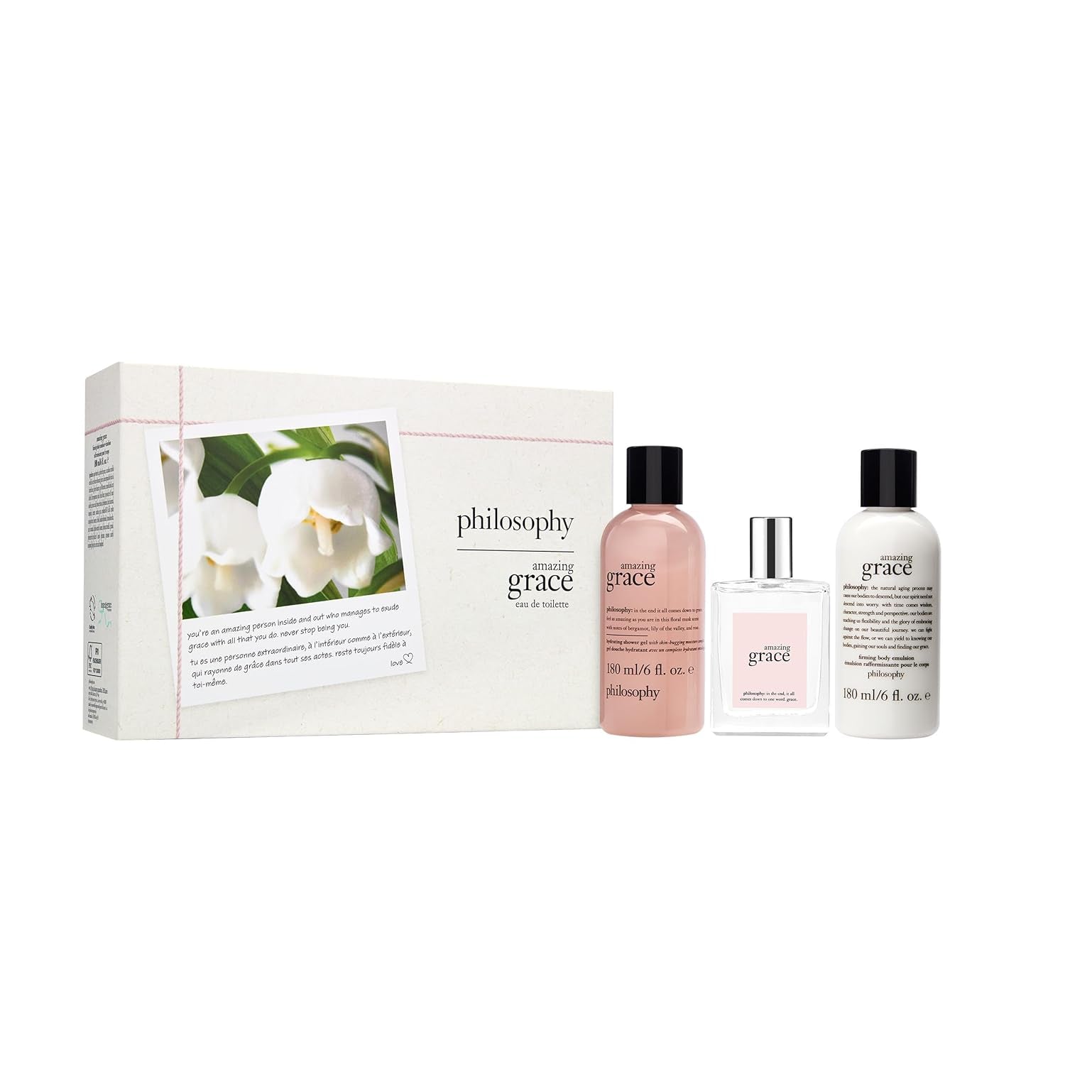 Philosophy Amazing Grace Eau De Toilette - Clean & Floral Women'S Perfume - with Notes of Bergamot, Muguet & Musk - Long Lasting Fragrance