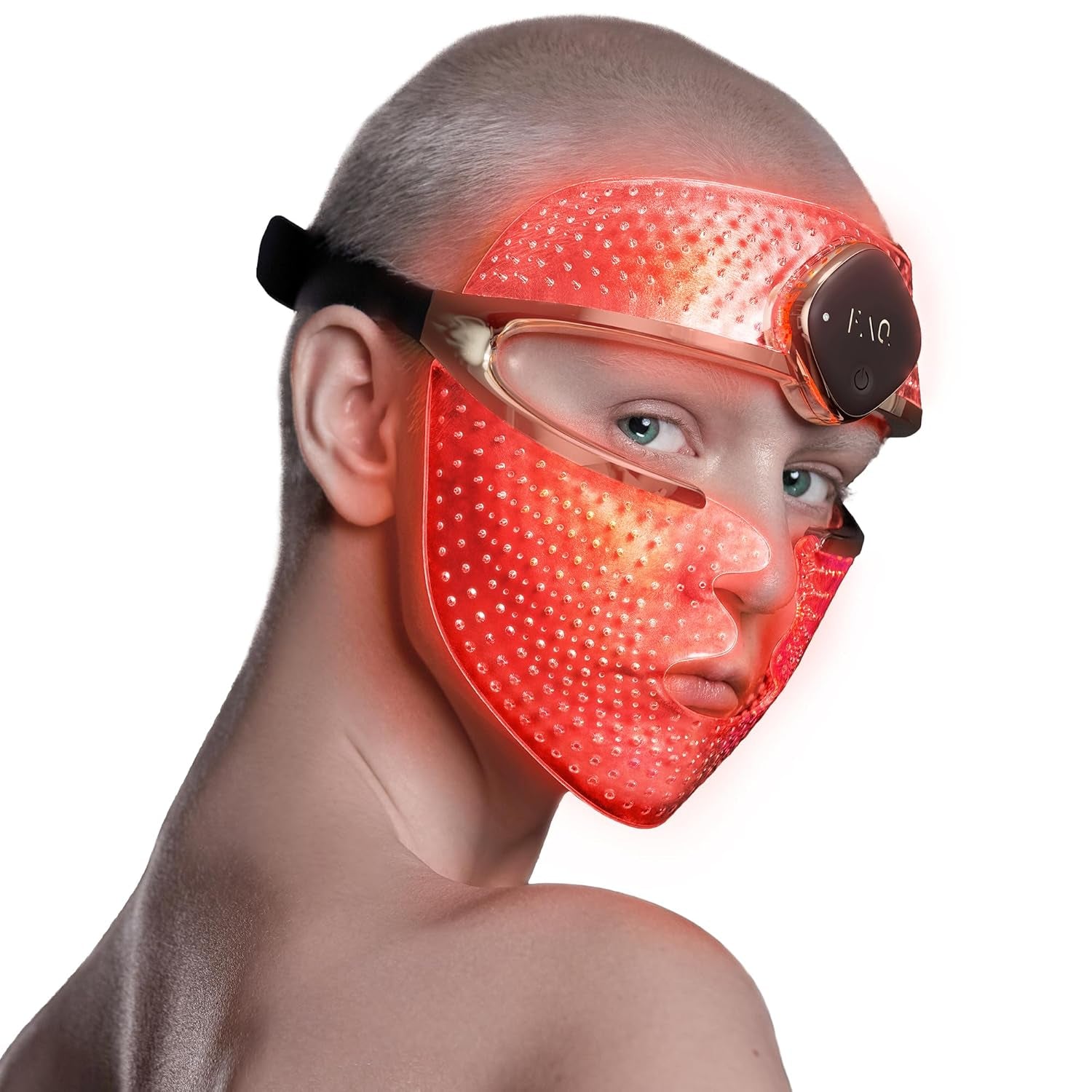 202 - Advanced 7 LED Lights Face Mask - Wireless Face Masks Beauty - 600 Glow Points - Wearable Skin Care