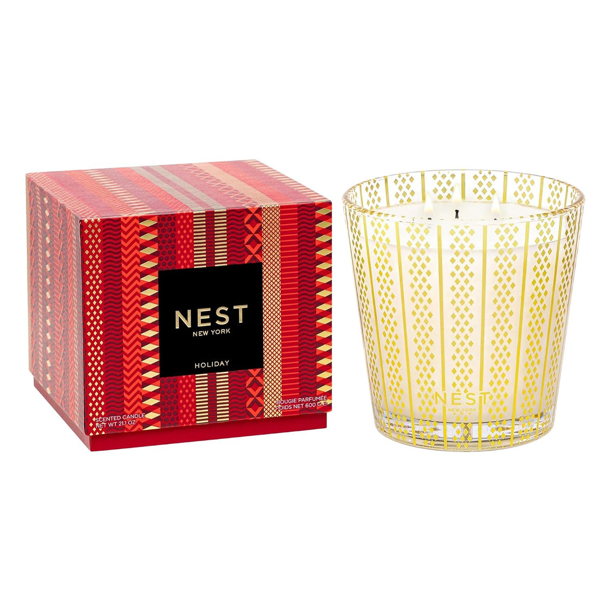 NEST New York 3-Wick Candle, Holiday, 21.2 oz