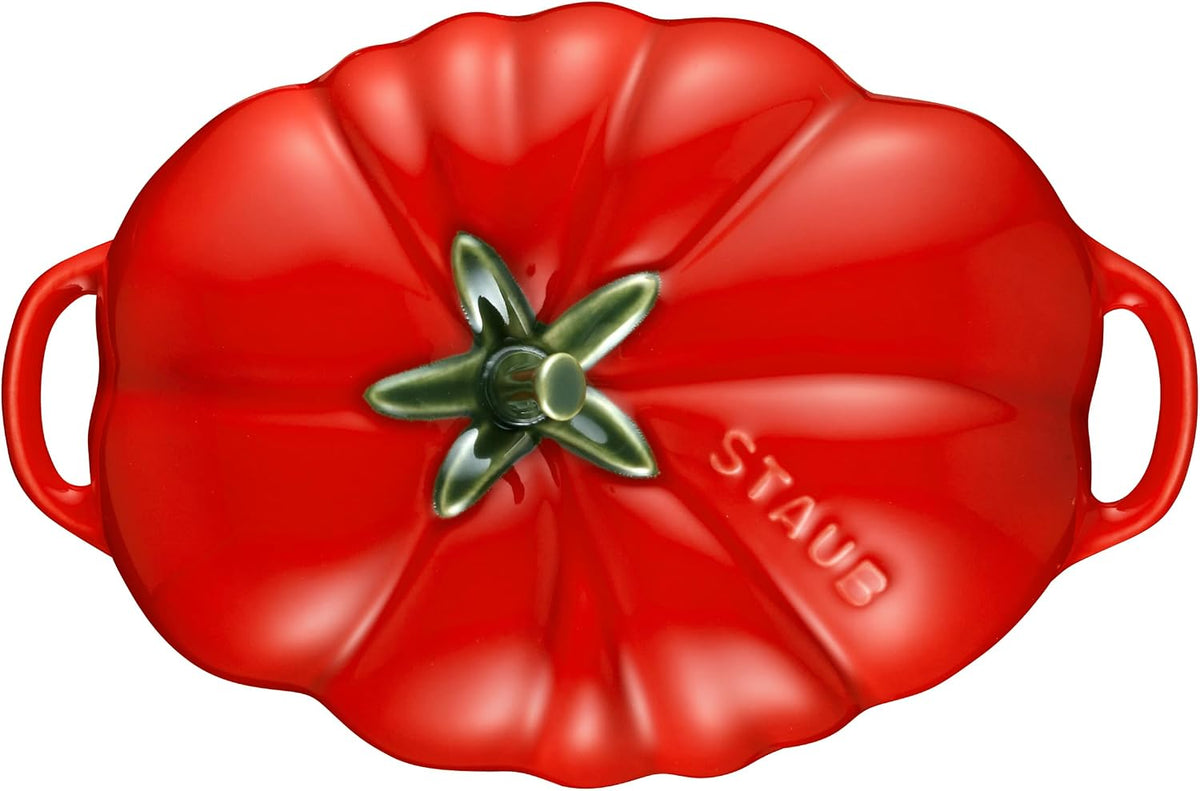 Staub Ceramic Petite Tomato Cocotte | 16 oz, Cherry