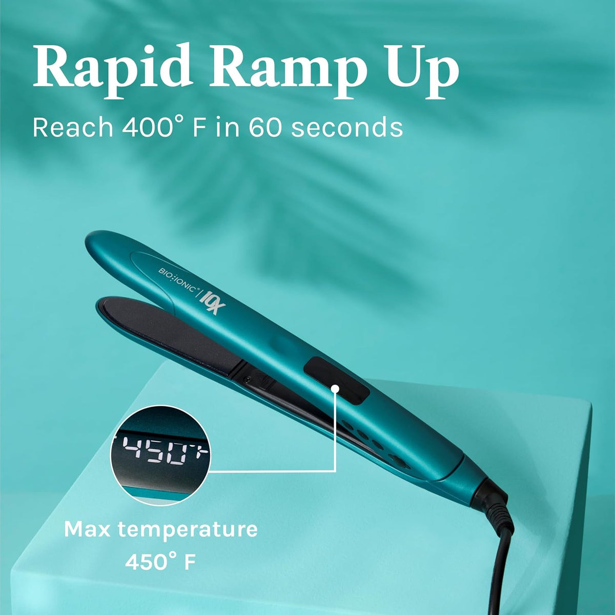 Bio Ionic 10X Styling Iron | 1" Teal Tides Limited Edition