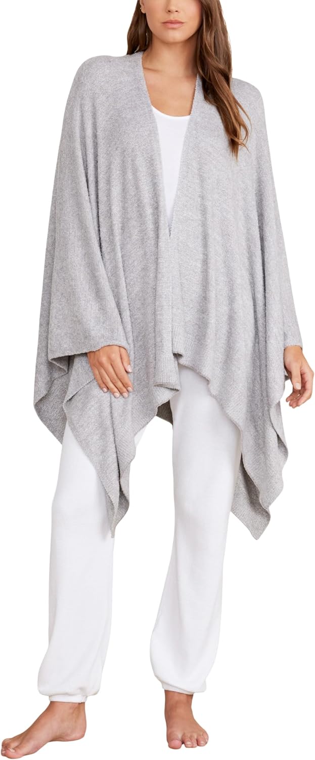 Barefoot Dreams CozyChic Lite Weekend Wrap | Dove Gray, One Size