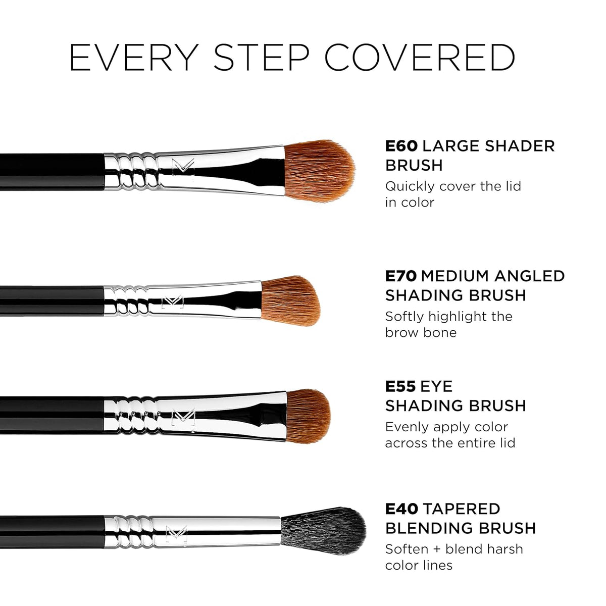 Sigma Beauty Basic Eye Brush Set | 7 Brushes