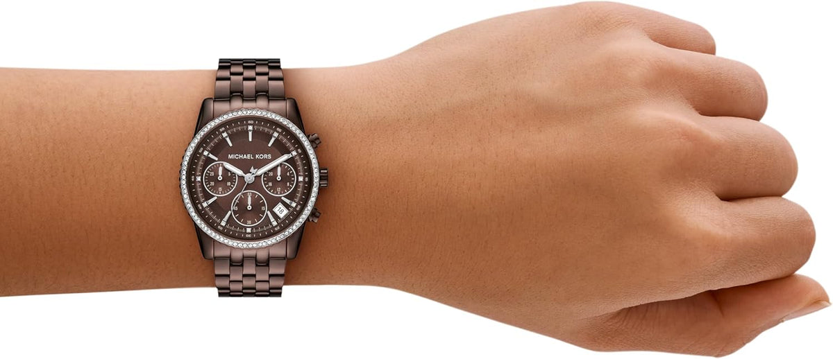 Michael Kors Bryant Chronograph Watch | Espresso, 35mm