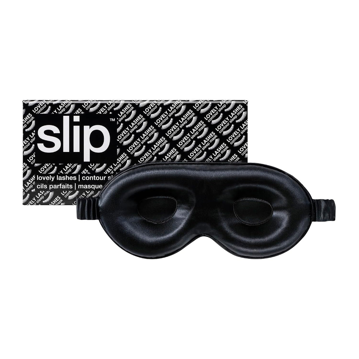 Slip Silk Contour Sleep Mask, Black
