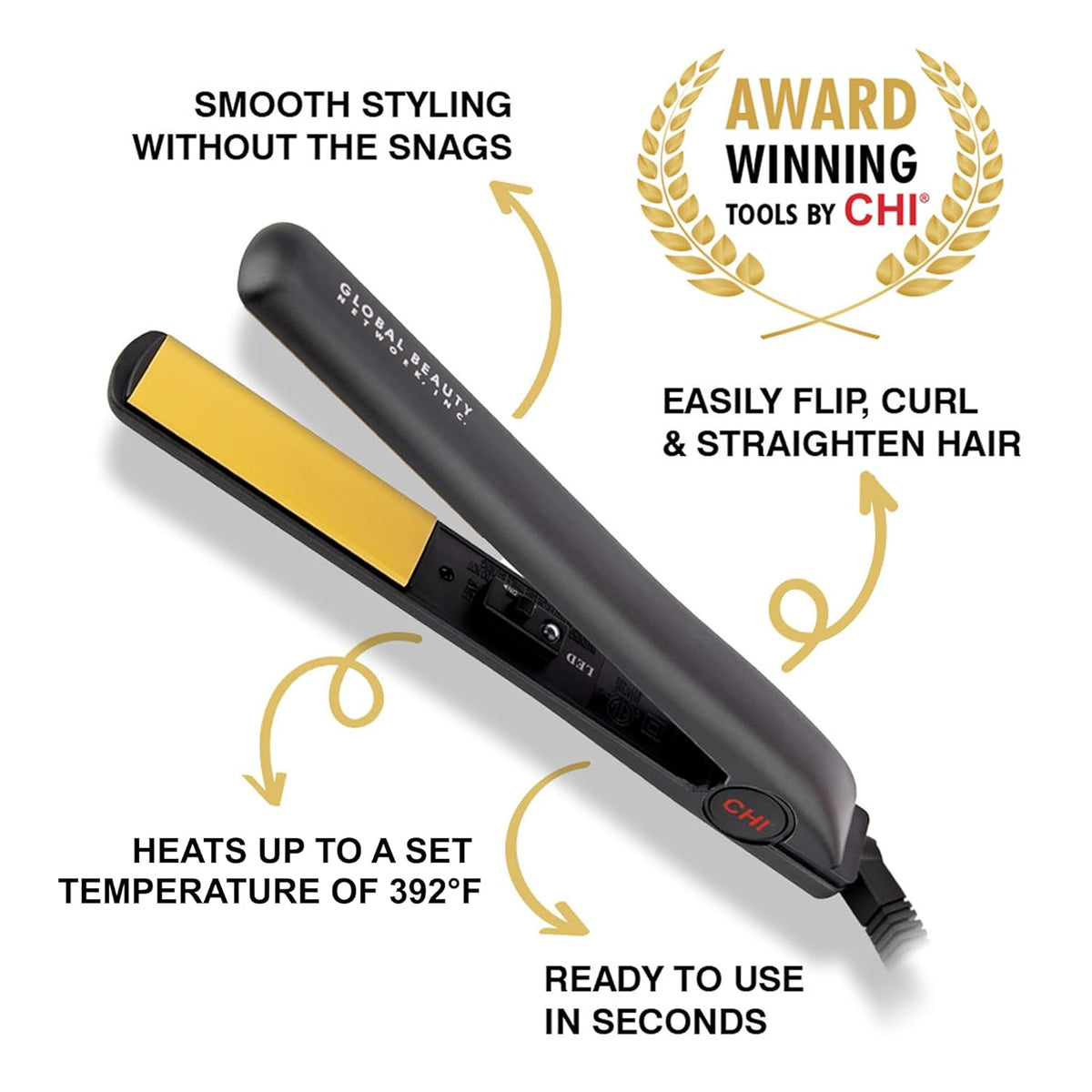 CHI Original Ceramic Hairstyling Iron | 1 Inch