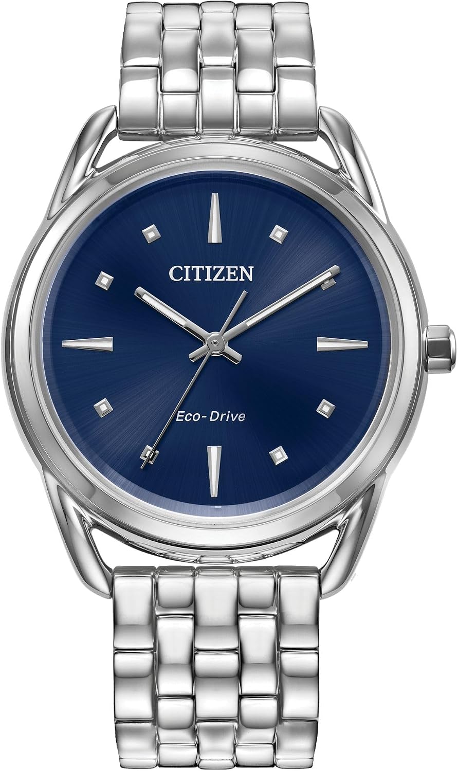 Citizen Eco-Drive Classic Watch | Silver-Tone, Blue Dial, 36mm