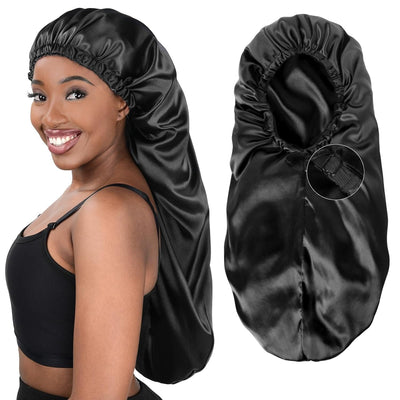 Long Bonnet Braid Bonnets for Sleeping Satin Bonnet Silk Bonnet Hair Braid Bonnet for Sleeping Bonnets for Black Women