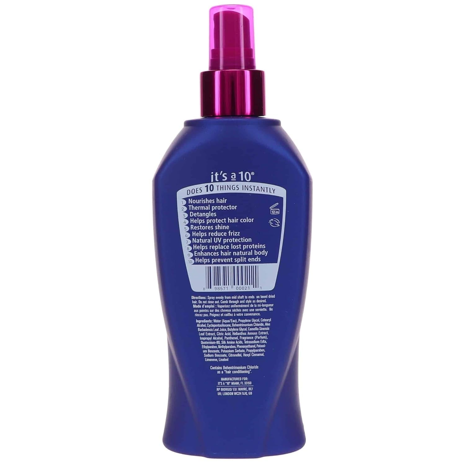 Miracle Leave-In Product, 10 Fl. Oz.