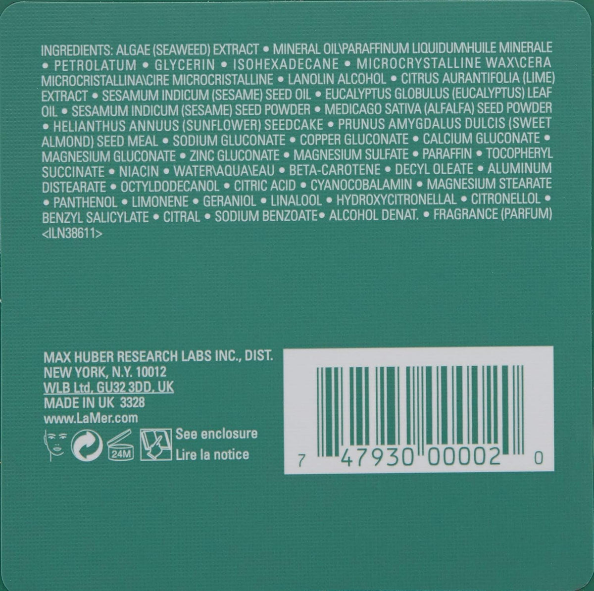 La Mer Crème de la Mer The Moisturizing Cream | 1 oz / 30 mL