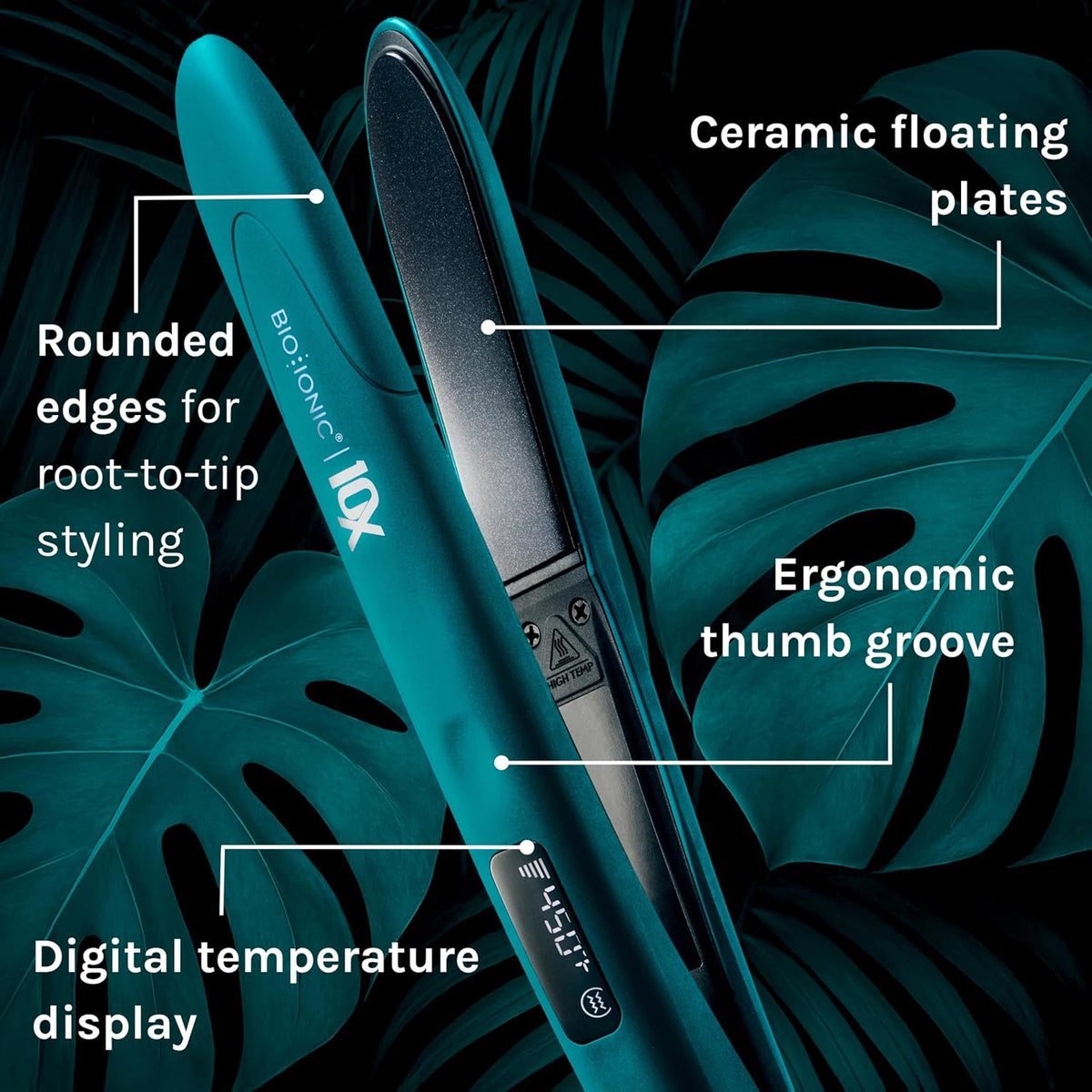 Bio Ionic 10X Styling Iron | 1" Teal Tides Limited Edition
