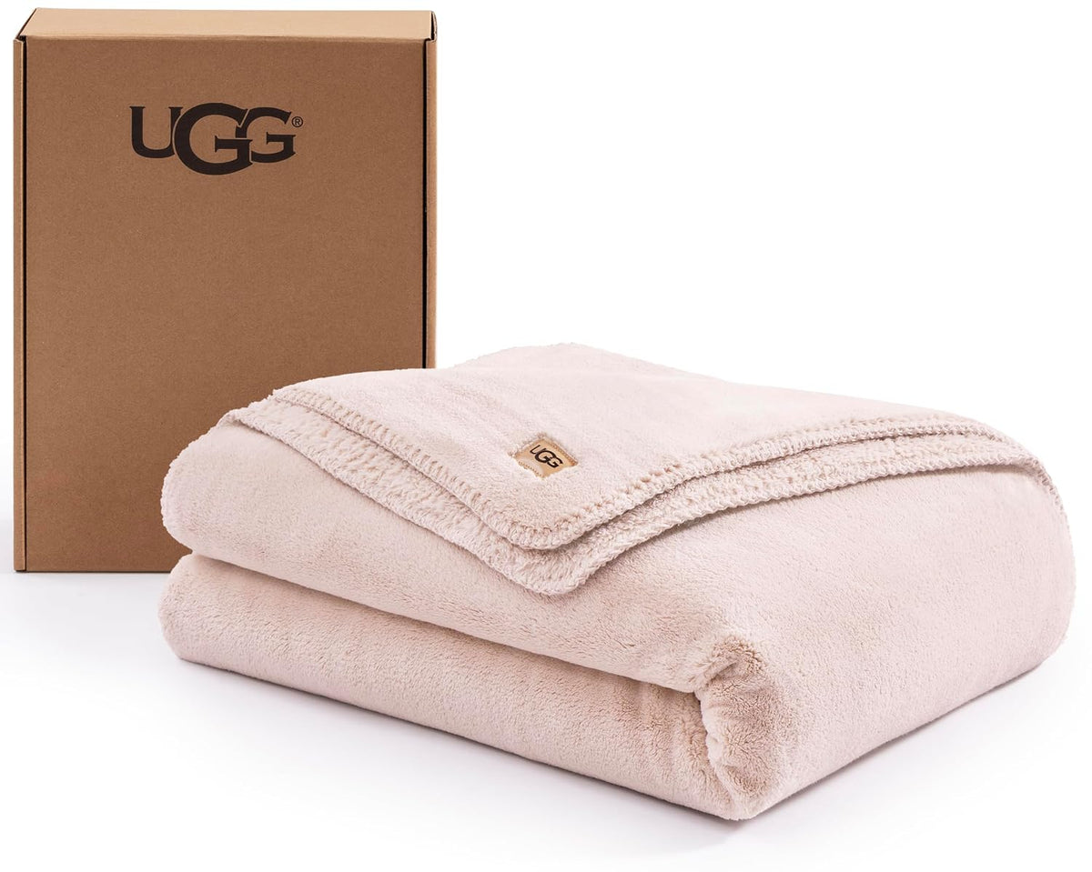 UGG Whitecap Fleece Blanket - Twin Pink