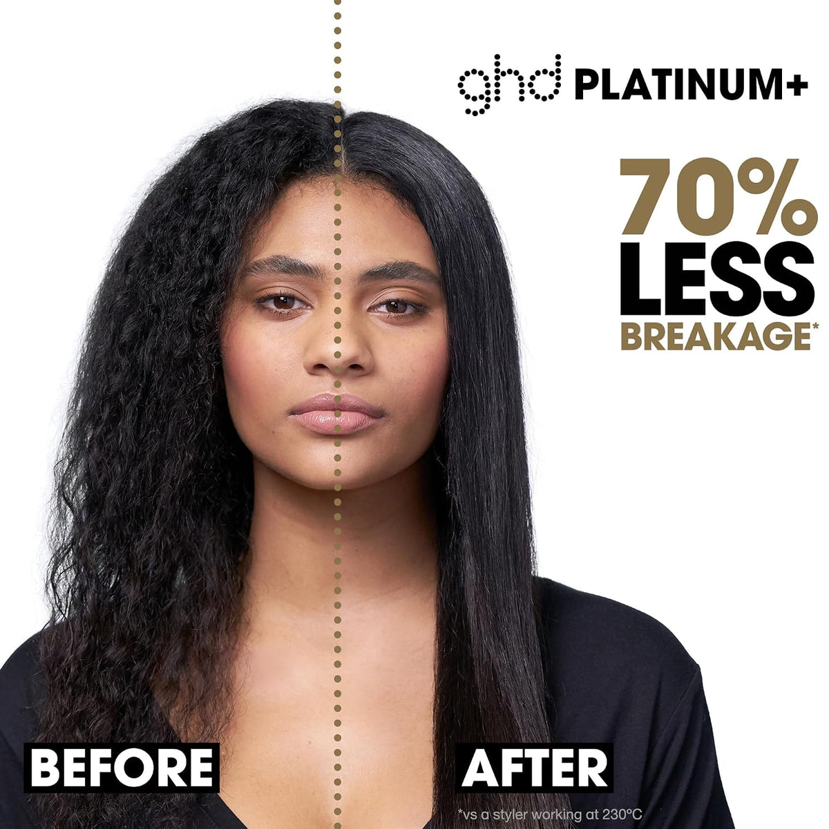 ghd Platinum+ Styler | 1" Flat Iron, White