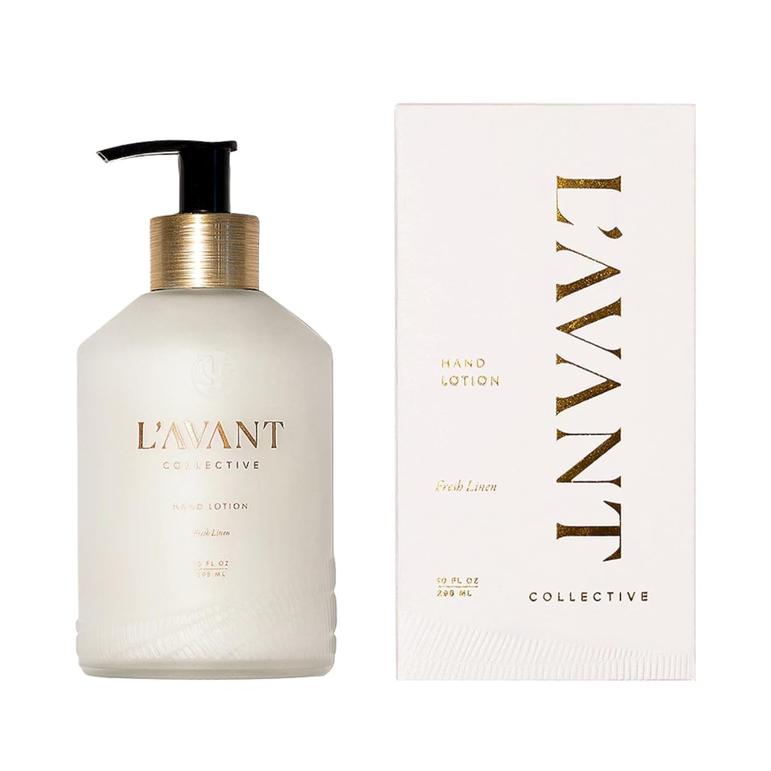 Luxury Hand Lotion - High Performing Moisturizing Hand Cream for Dry, Cracked Hands, Nails & Cuticles - Hydrating Shea Butter Formula (10 Oz, Fresh Linen)