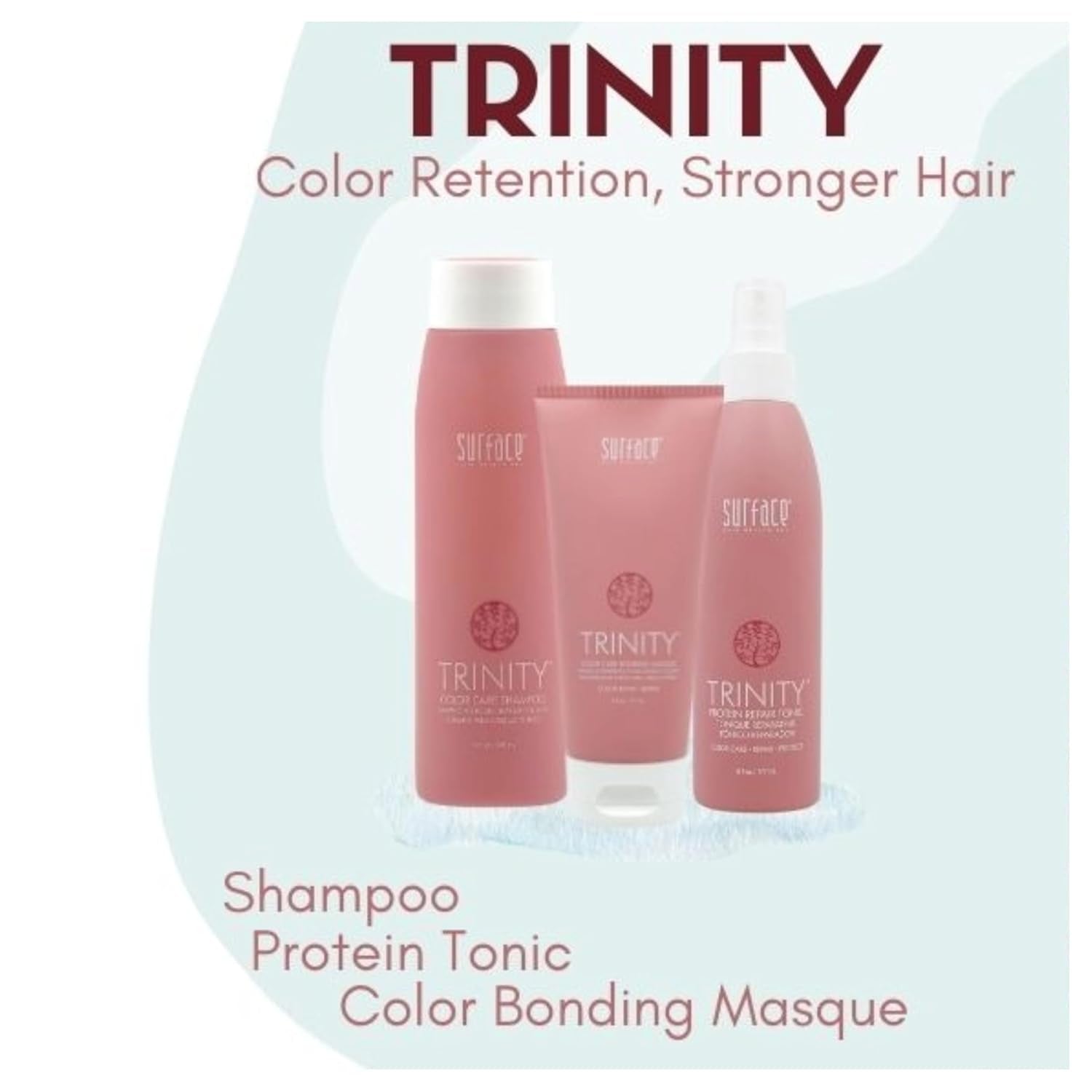 Hair - Trinity Color Care Shampoo – Sulfate-Free, Paraben-Free Cleansing, Shine, and Volume for Color Treated Hair