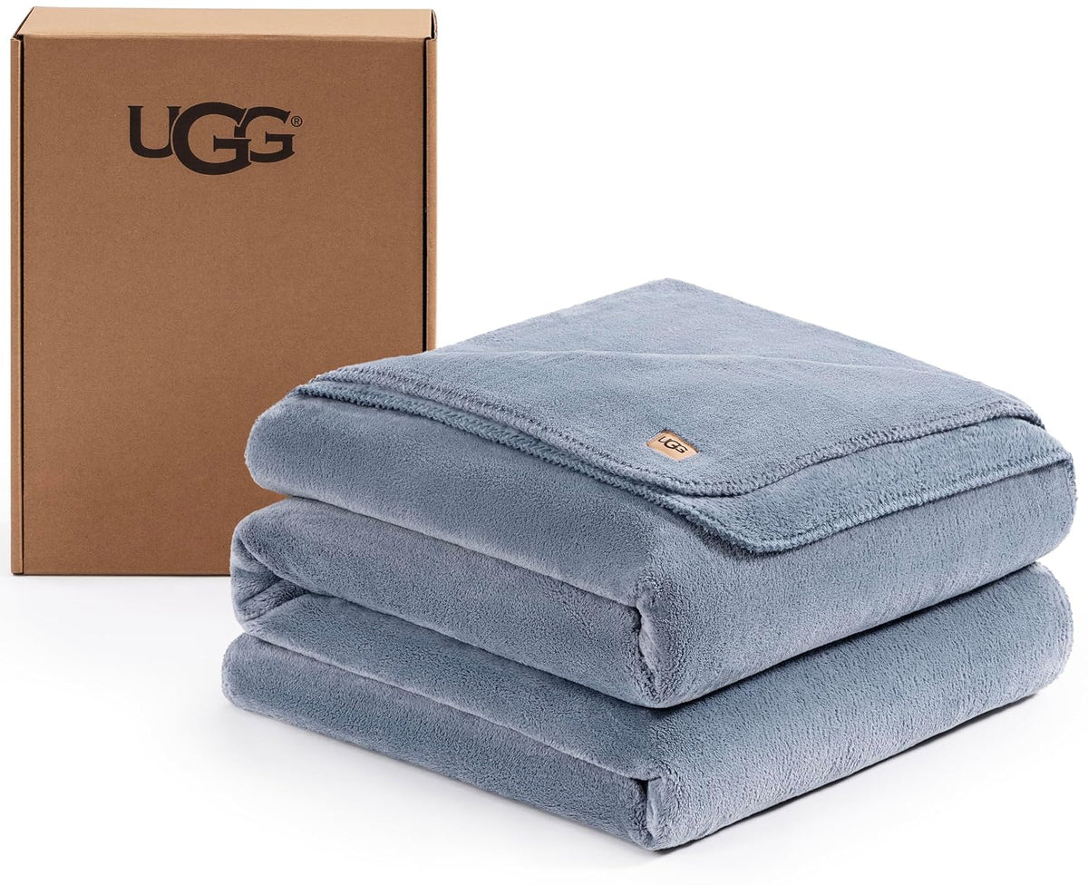 UGG Whitecap Fleece Blanket - Full/Queen Blue