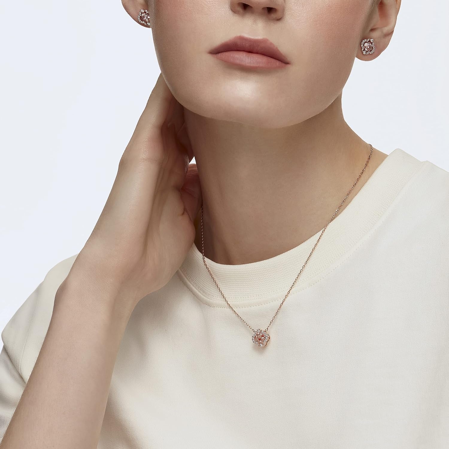 Sparking Dance Crystal Necklace and Earring Set Jewelry Collection