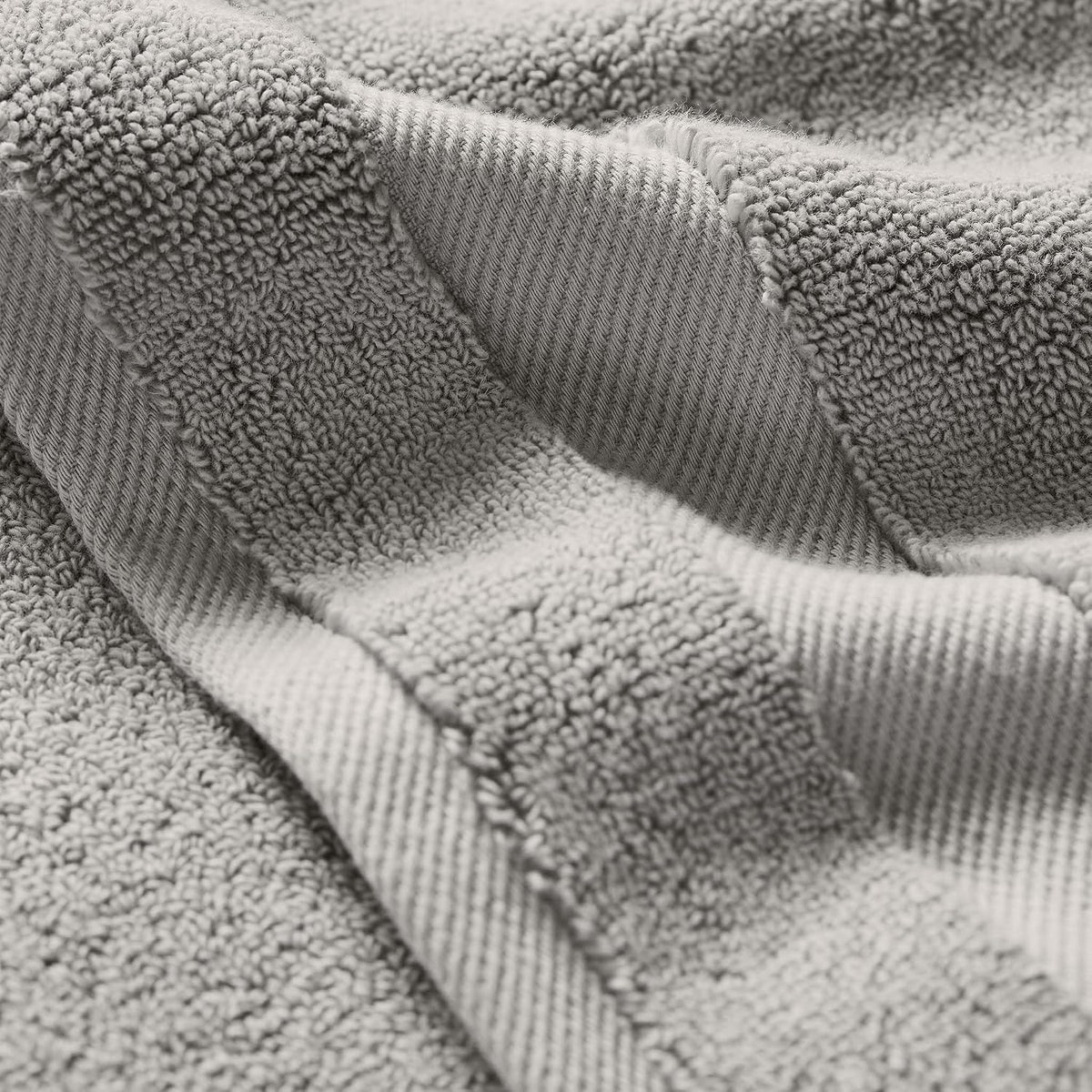 Brooklinen Super-Plush Bath Towel Set | 100% Turkish Cotton, Set of 4, Pewter