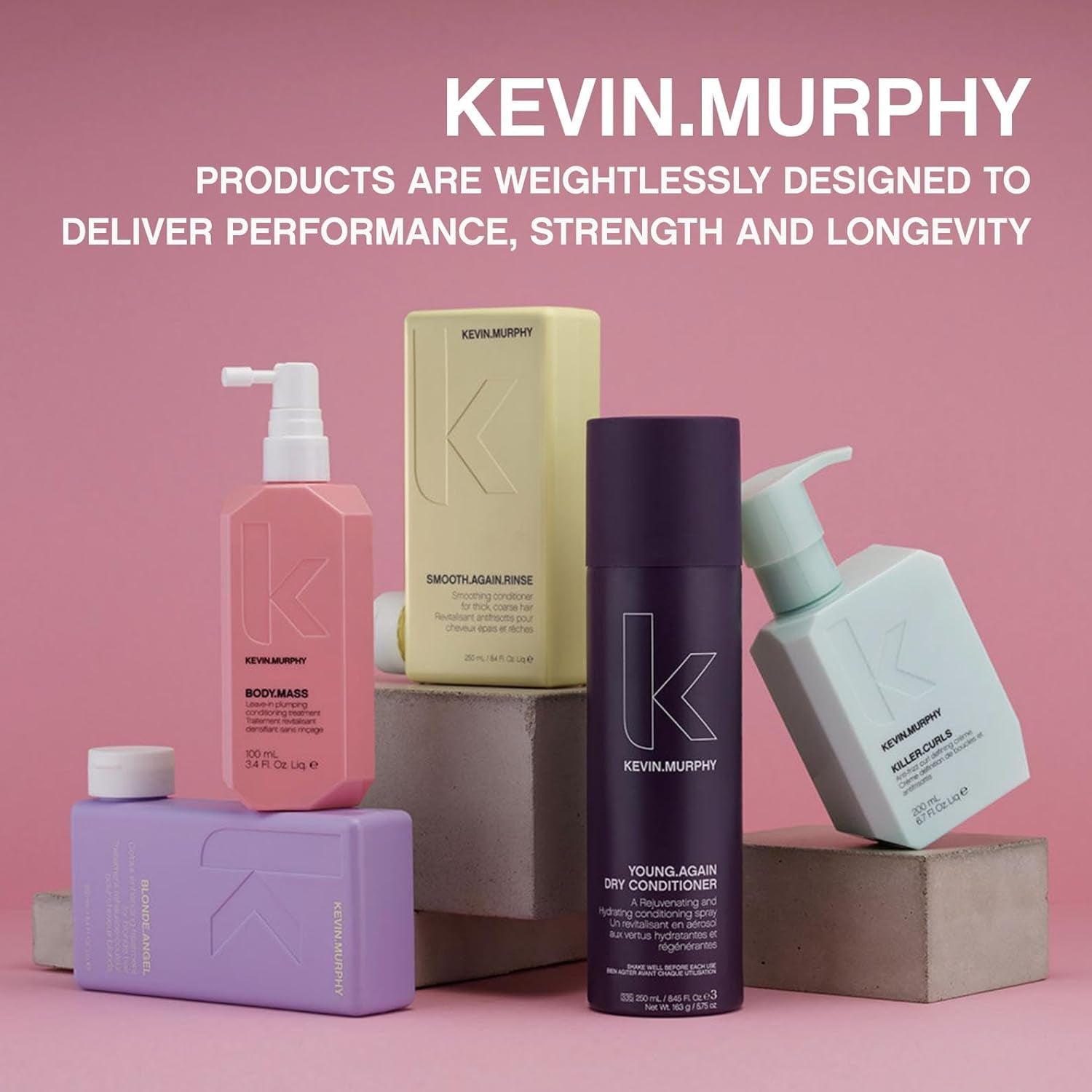 KEVIN.MURPHY SMOOTH.AGAIN - Smoothing, Leave-In Conditioner - for Thick, Coarse & Unruly Hair - Anti-Frizz Hair Treatment - Styling Product for Hair Shine - 200 Ml / 6.7 Fl Oz