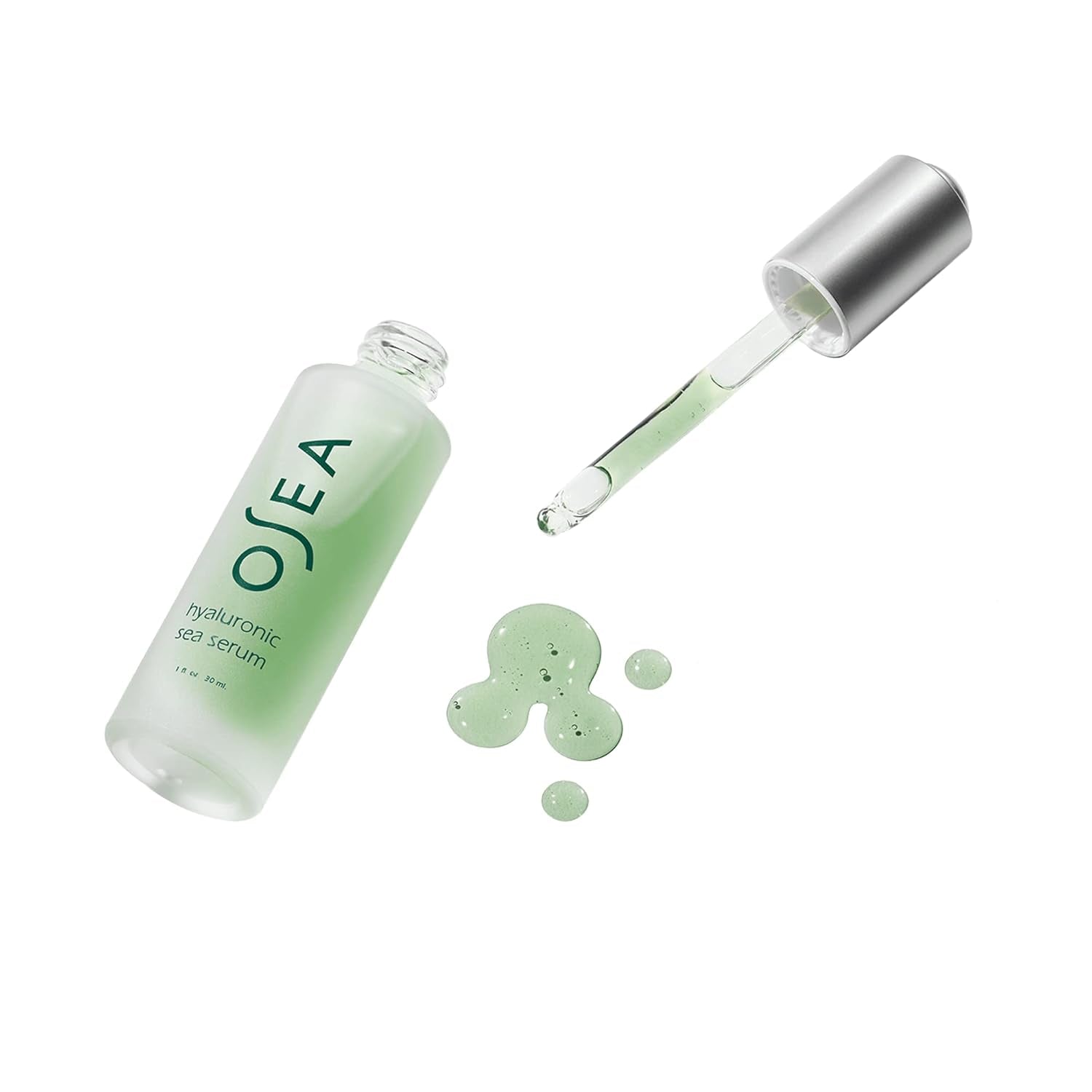 OSEA Hyaluronic Sea Serum Luxury Hydration Concentrate with Hyaluronic Acid and Seaweed Extract 1 oz 30 ml
