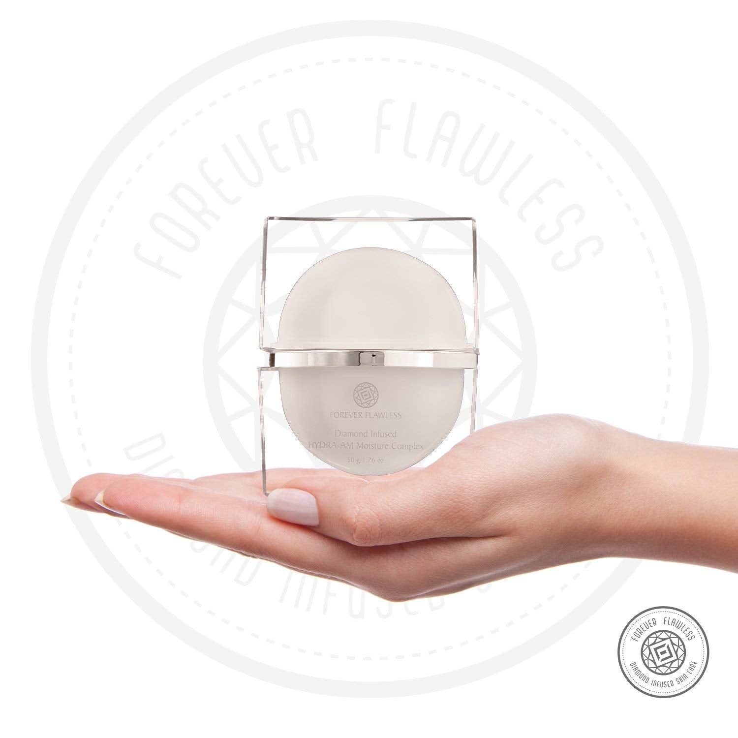 HYDRA-AM Anti-Wrinkle Daily Moisturizer Cream. White Diamond Daily Moisturizer for Maximum Hydration and Flawless Look!