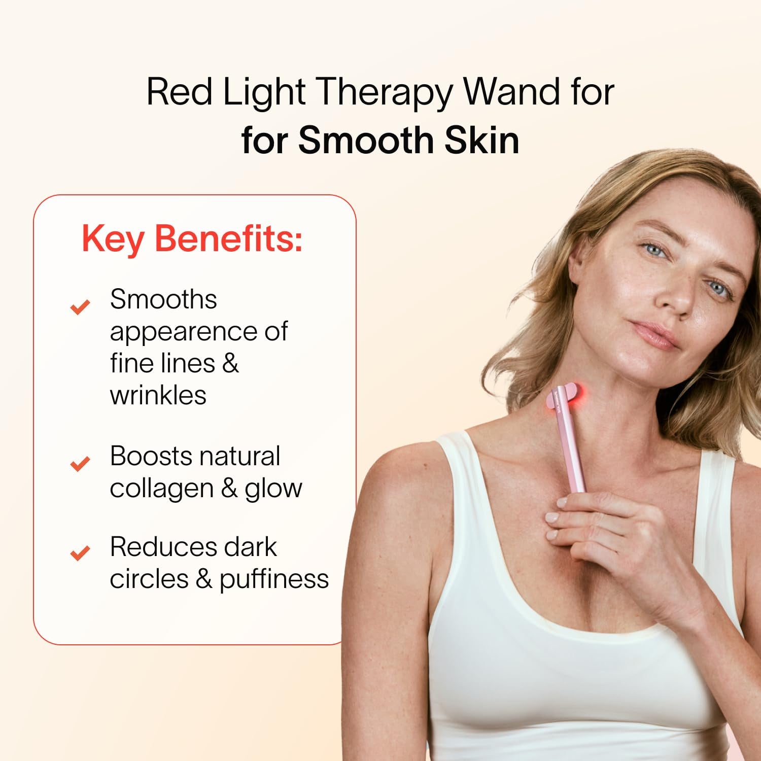 4-In-1 Red Light Facial Therapy Wand
