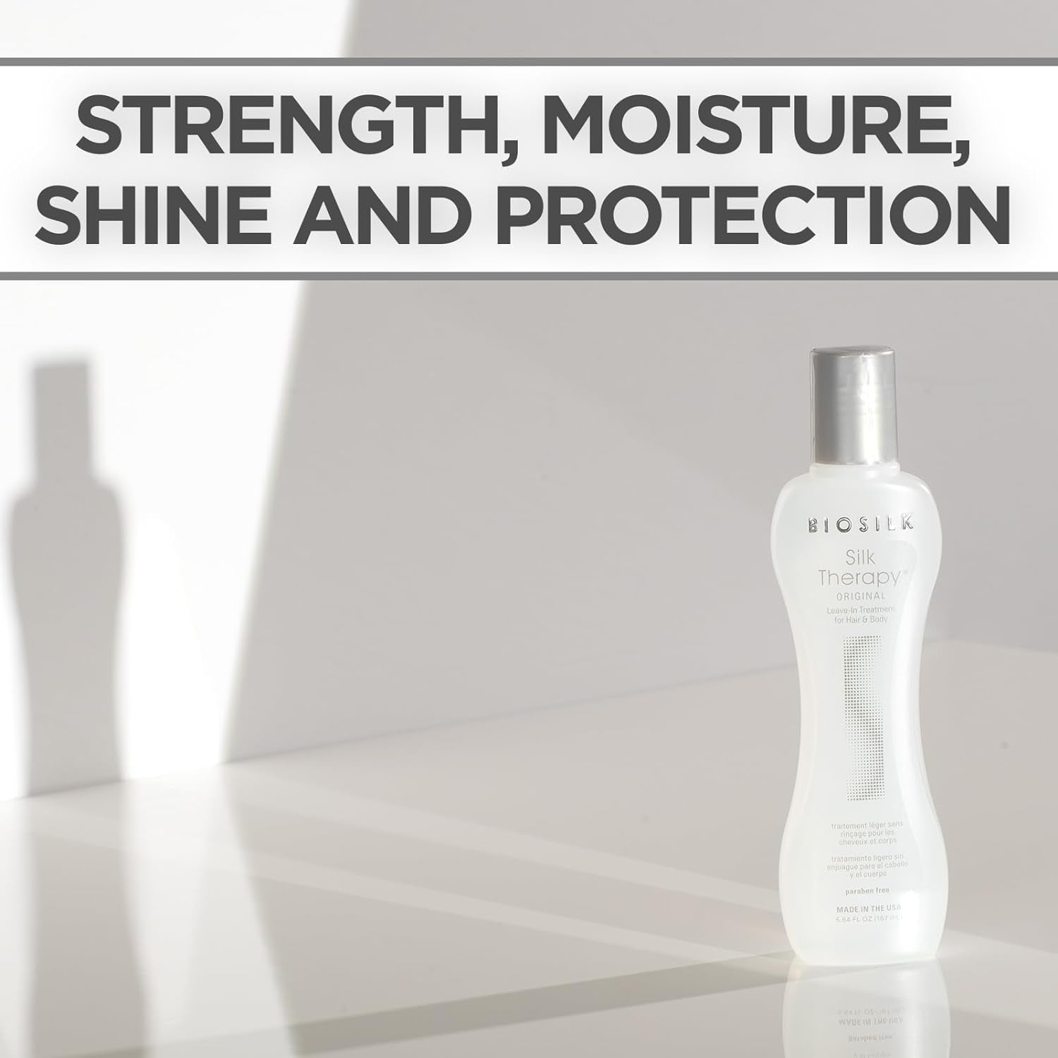 Silk Therapy Original, Reconstructing Treatment for Adding Shine & Helping Prevent Split Ends, Sulfate, Paraben, & Cruelty-Free, 5.64 Oz