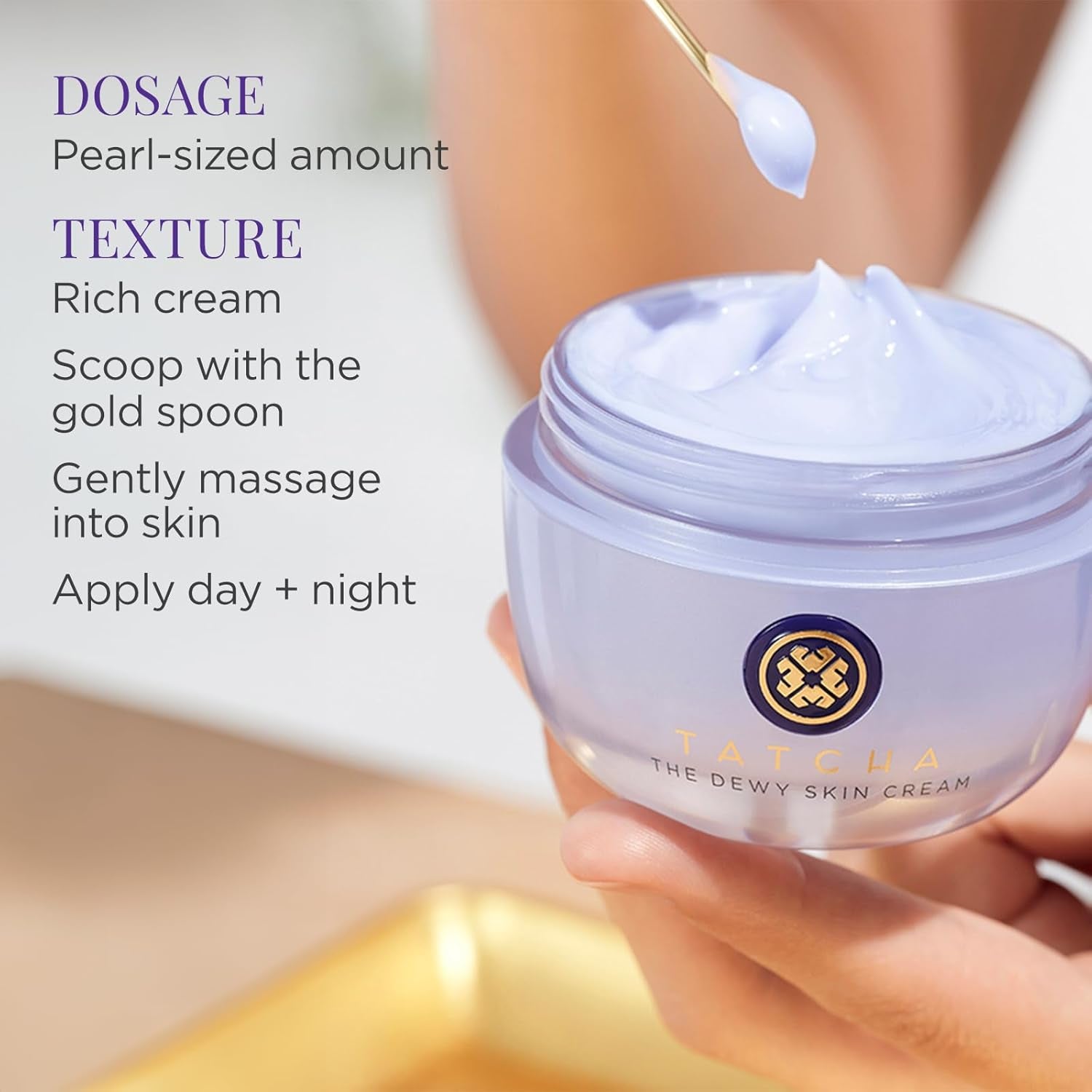 the Dewy Skin Cream | Rich Face Cream to Hydrate, Plump and Protect Dry and Combo Skin, 50 Ml | 1.7 Oz
